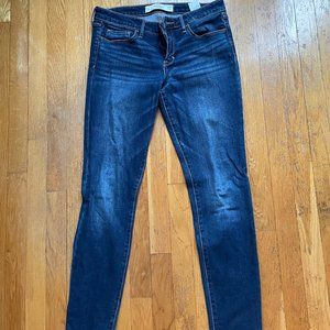 Abercrombie Skinny Jeans, dark blue wash, W29 L31